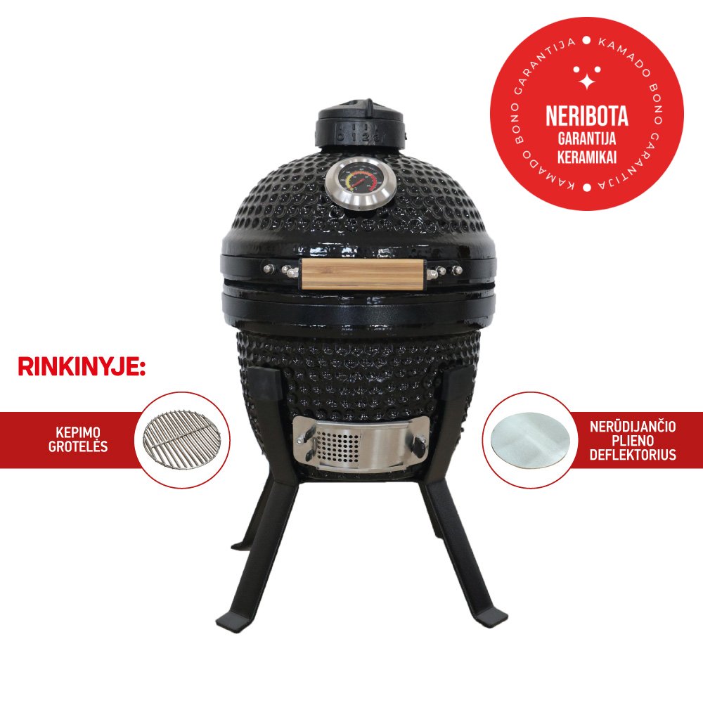 Kepsninė Picnic, juoda - Kamado Bono