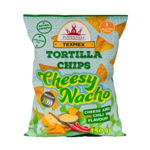 Vidutiniškai aštrūs tortilijų traškučiai su sūriu